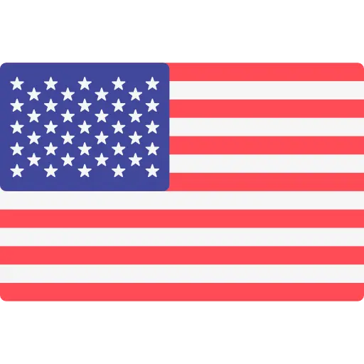 United States flag icon.